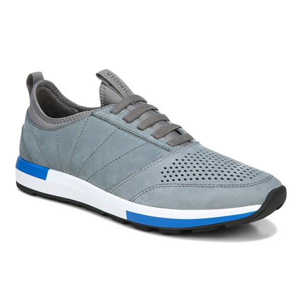 Vionic Trainers Ireland - Trent Sneaker Grey - Mens Shoes On Sale | SYOTE-2518